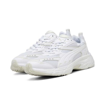 PUMA Morphic Base Sneaker 392982 01 PUMA White-Sedate Gray Unisex Men Shoes oki