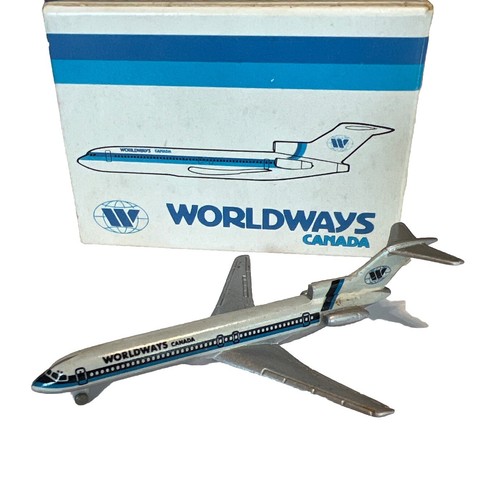 Schabak WorldWays Canada Boeing 727 1:600 Scale Diecast Model Aircraft 906/71