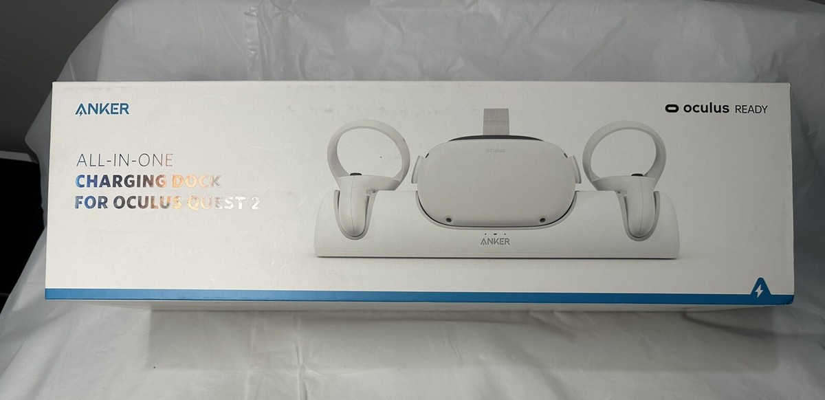 oqulus quest2 128GB ANKER 充電ドッグ +おまけ Amazon.com: Anker Charging Dock for Oculus Quest 2 – VR Headset