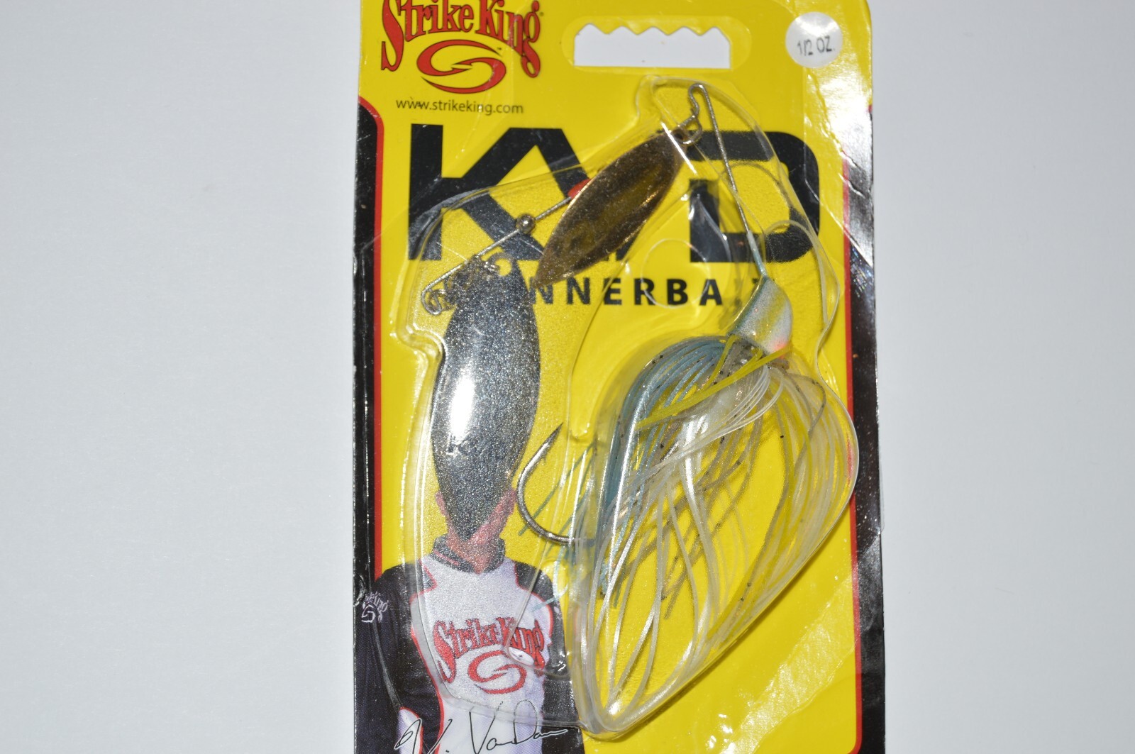 strike king Kevin VanDam KVD bass pike spinnerbait 1/2oz sexy shad