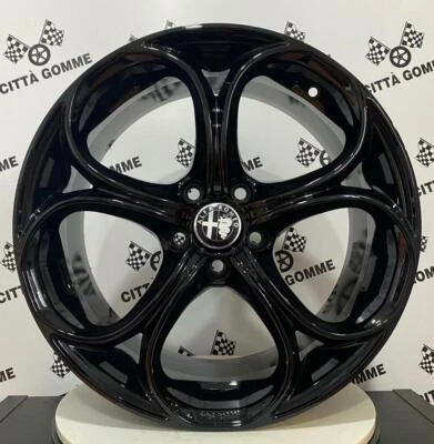 4 Cerchi in lega compatibili Alfa Stelvio Giulia da 9Jx19" MODELLO QUADRIFOGLIO - Bild 1 von 4