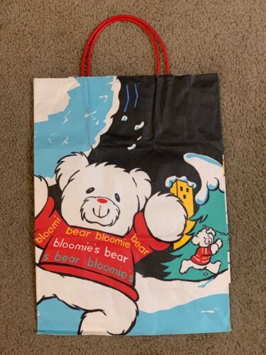1986 Gift Bag Vintage Bloomingdales Paper - Christmas Designer: Fontanelli 80s - Picture 6 of 13