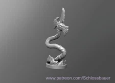 Spiritual Weapon Animated Halberd Spell Effect 28mm Scale DND D&D Miniature SB