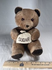 Vintage 19705 Plush Sugar Bear RARE HTF No Tags 14 Plush Read