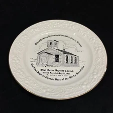 1959 Homer Laughlin Oldest Existing Protestant Church Building In Oregon Plate