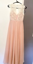 Mori Lee by Madeline Gardner - Bridesmaid/Prom Dress Size 6 Blush - No Flaws