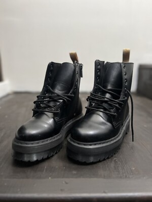 Dr. Martens Vegan Jadon II Mono Platform LaceUp Winter Boot Black US 9 M/US 10 L