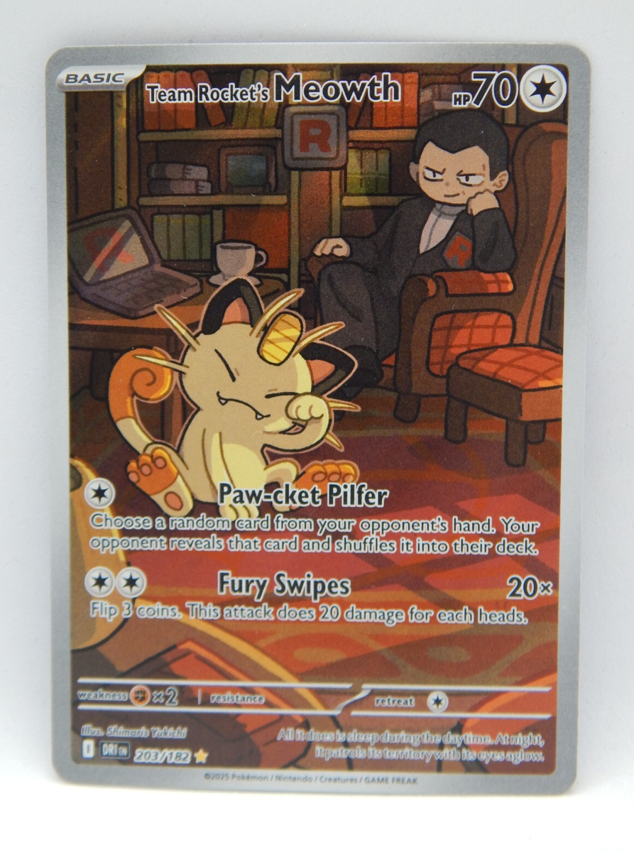 2025 ポケモンカード TEAM ROCKET'S MEOWTH アートレア Team Rocket's Meowth #109 Prices | Pokemon Japanese Glory of