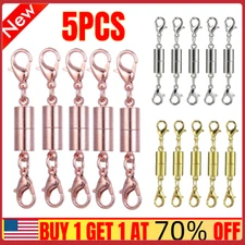 Strong Magnetic Lobster Claw Lock Clasp Necklace Bracelet Jewelry Hook Connector