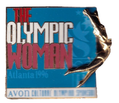 Women US Olympic Team 1-inch Pin Back Avon