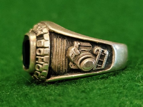 Vintage 925 Sterling Silver Ladies Class Ring - Chester High School PA Size 6 - Picture 11 of 23