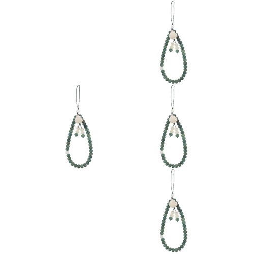 4 Pack Hanging Rope Men and Women Beaded Phone Chain - 第 1/12 張圖片