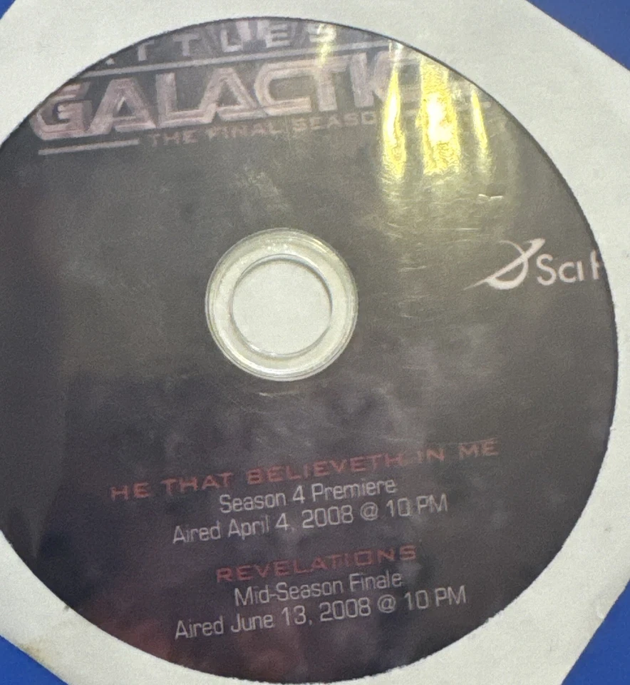 BATTLESTAR GALACTICA RARE DVD PROMO PRESS SCREENER SCI-FI DRAMA VERY RARE - Image 2 of 3