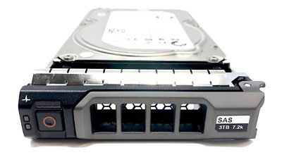 dell r420 r520 r610 r620 r720 r710 r820 0t6twn sas... 11th & 12th Gen - Dell 3TB 7.2K SAS 3.5" Hard Drive R520 R620 R710 R720 ...