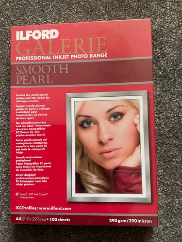 25 Sheets Ilford Galerie A3+ Smooth Pearl Photo Paper 290gsm Sealed Box