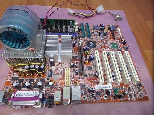 ABIT NF7-S MOTHERBOARD COMBO VINTAGE INDUSTRIAL AMD ATHLON XP 1250MHz 512MB DDR - Picture 6 of 21
