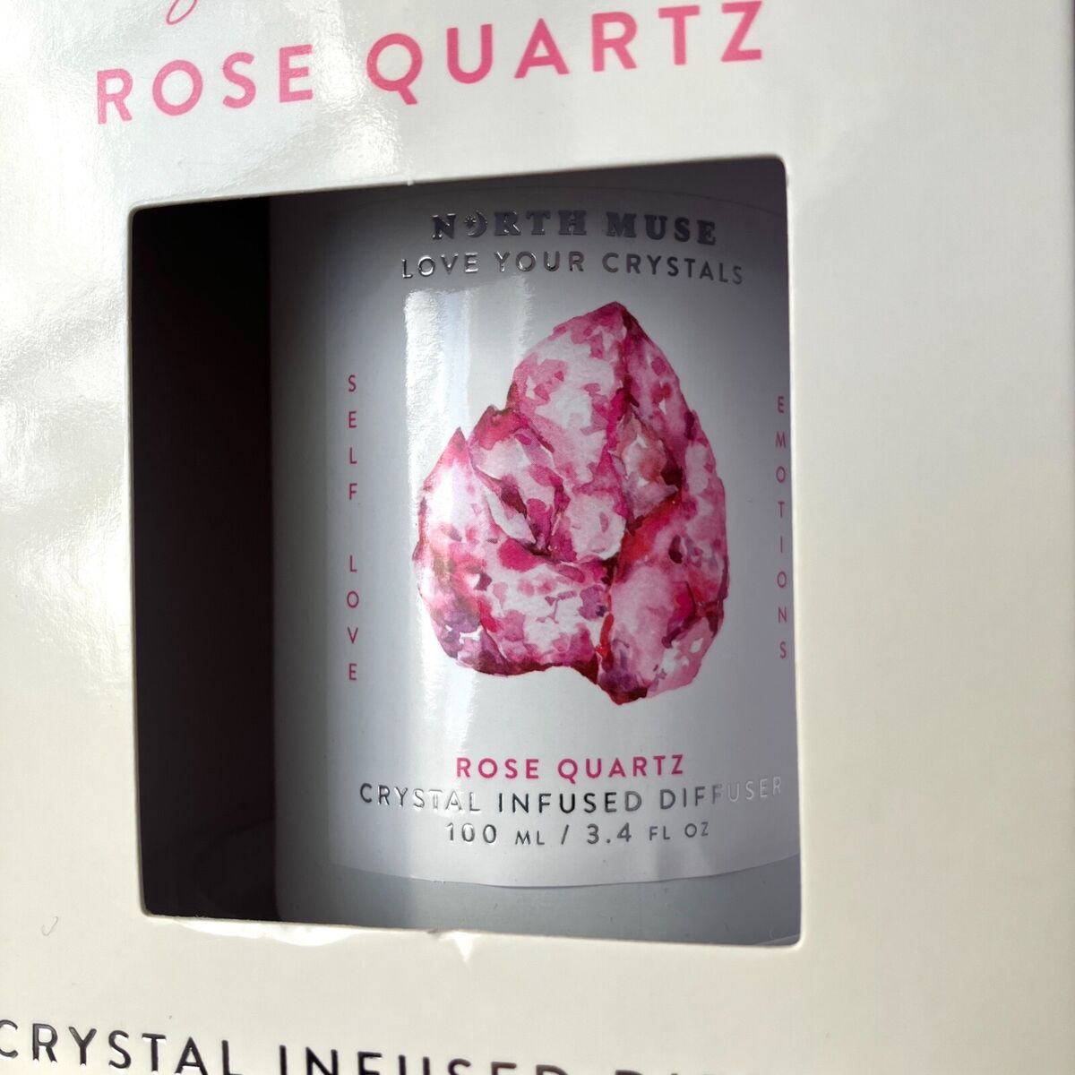 North Muse Crystal Reed Diffuser 'Love Your Crystals' Rose North Muse Crystal Reed Diffuser 'Love Your Crystals' Rose