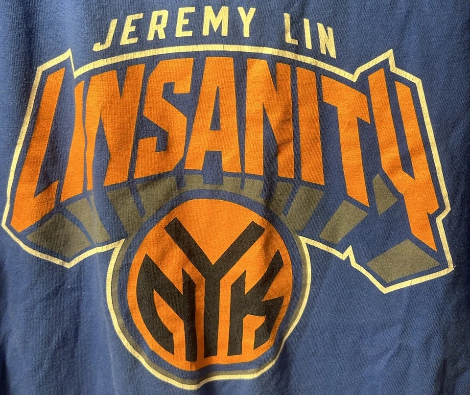"Men's New York Knicks Gildan Jeremy Lin ""Linsanity"" Shirt Size M - Image 2 of 4