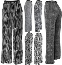 Womens Glitter Party Wide Leg Dress Pants High Waist Sparkly Palazzo Pants