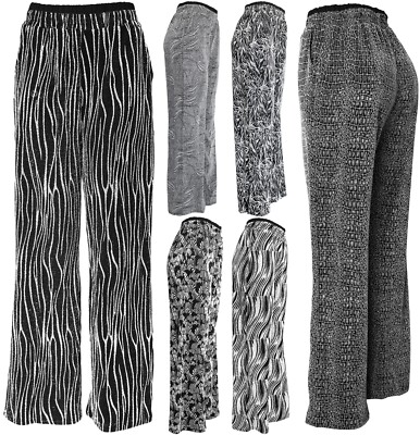 Womens Glitter Party Wide Leg Dress Pants High Waist Sparkly Palazzo Pants