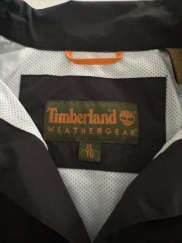 Timberline Vintage Men's Weather Gear Lined Windbreaker Jacket Black White XL - Picture 5 of 9
