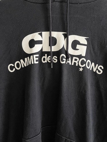 STEAL! 2010s Comme Des Garcons CDG Logo Hoodie (L) - Picture 3 of 6