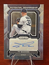 2023 Panini Prizm Baseball Ty Madden Potential Penmanship Autograph AUTO #PP-TM