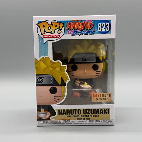 FUNKO POP! #823 NARUTO UZUMAKI EATING RAMEN BOXLUNCH EXCLUSIVE NEW W/ PROTECTOR