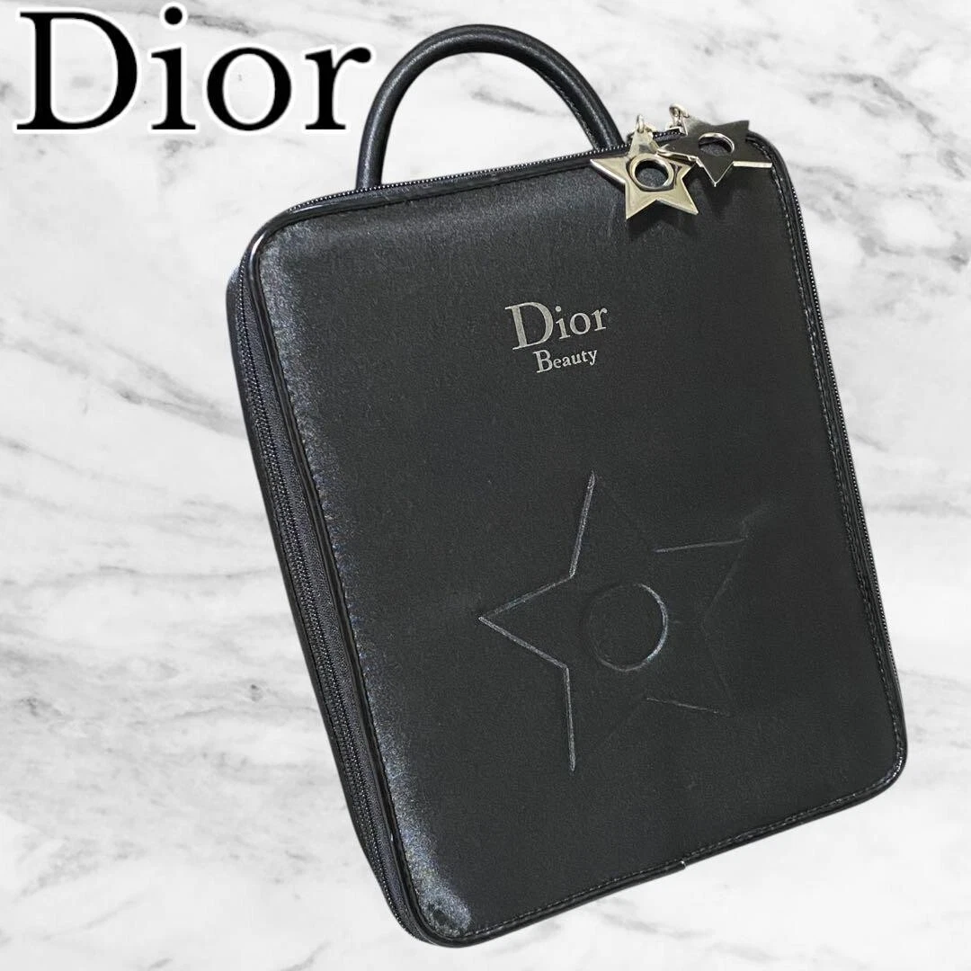 Christian Dior BEAUTÉ Nouveauté 3 Pochettes Etui Noir Boîte Breloque Brosse Sac 202502M