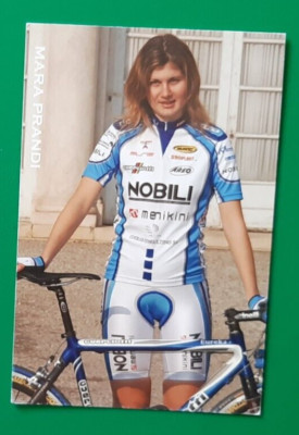 CYCLING cycling card MARA PRANDI team NOBILI FAUCETS MENIKINI