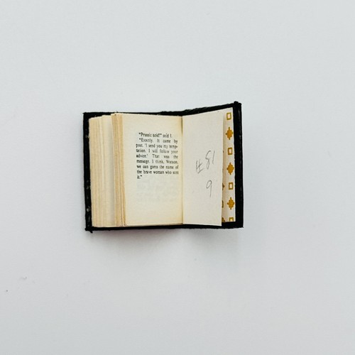 Micro Miniature Book Sherlock Holmes Jane Bernier Borrowers Press #81 - Picture 13 of 14