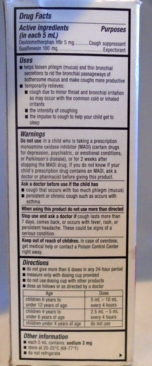 Mucinex Children's Cough Medicine, Cherry Flavor, 4 fl oz EXP 2026 eBay