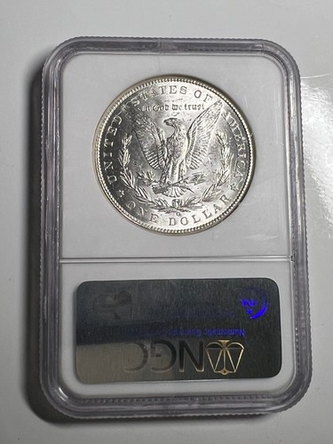 1899-O Morgan Silber Dollar MS64 NGC - Bild 3 von 4