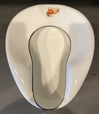 Bed Pan Enamelware Jones Relax No. 5 Porcelain White Vintage Medical