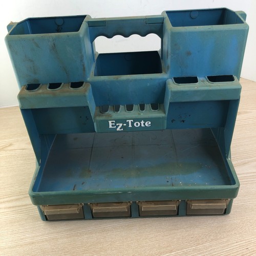 Vintage Bush Lake EZ-Tote Teile Werkzeug Caddy Aufbewahrung Organizer Tragbar Handwerk Eimer - Bild 5 von 7