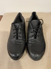 Bloch 3 Shockwave Leather Tap Shoes Unisex Size 5 Pre owned Color Tan