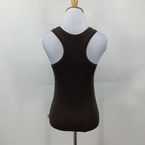 Lucy Active Ribbed Tank Top Womens S Small Otter Racerback Sleeveless Stretch - Picture 5 of 10