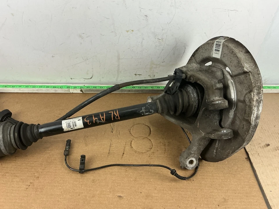 BMW 740i 740Li 2009-2018 eje de transmisión trasero izquierdo eje y eje buje de nudillo OEM Foto 3 de 4