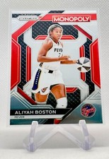 2024 Panini WNBA Monopoly Prizm Aliyah Boston WNBA Insert #WNBA17 - Fever