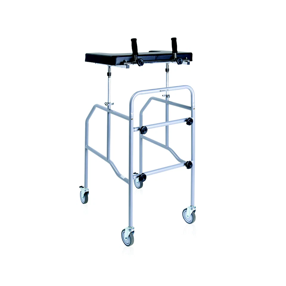 Mopedia Deambulatore rollator per anziani Clik RP755T antibrachiale 4 ruote Grig