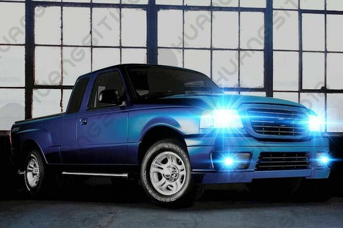 For Ford Ranger 2001-2011 -4X 8000K LED Headlight High Low Beam + Fog Light Bulb - Picture 11 of 12