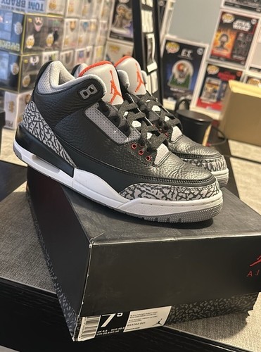 Air Jordan Retro 3 “Black Cement” Size 7.5M Immaculate Condition!