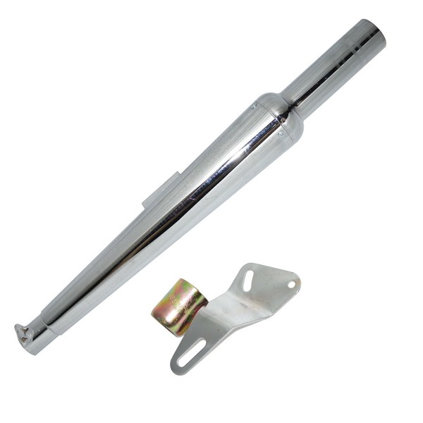 FüR Royal Enfield Glas Wolle Goldstar Typ Auspuff SchalldäMpfer W/O Ratlos S2U-image
