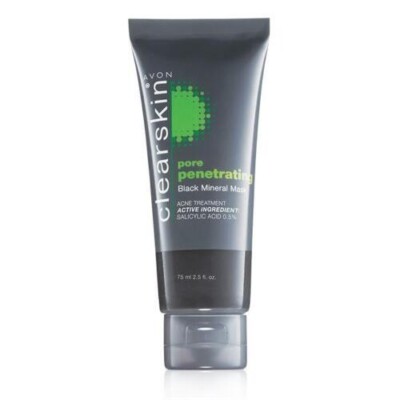 Avon Clearskin  Pore Penetrating Black Mineral Mask-New -Sealed - free shipping