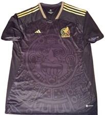 adidas Mexico Alternate Black Jersey Size Large.