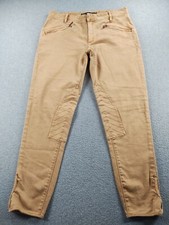 Ralph Lauren Sport Women's Riding Pants Brown Size 30 Blue Label Mid Rise Denim