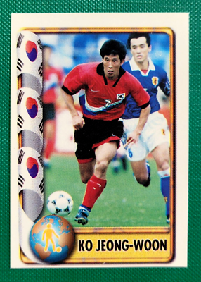 1998 Navarrete France World Cup FIFA Ax Sticker #180 KO JEONG-WOON