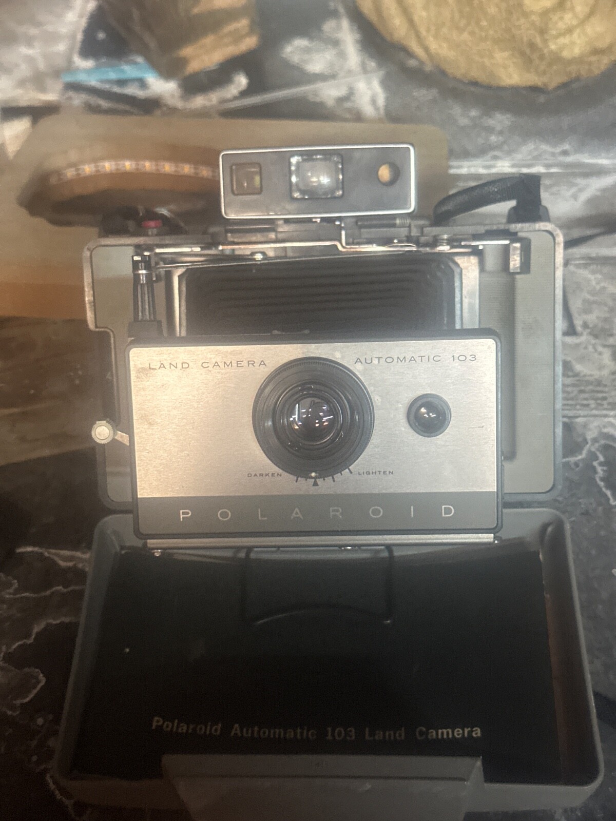 Vintage Polaroid 103 Automatic Land Camera with Cold Clip Instant Film Untested