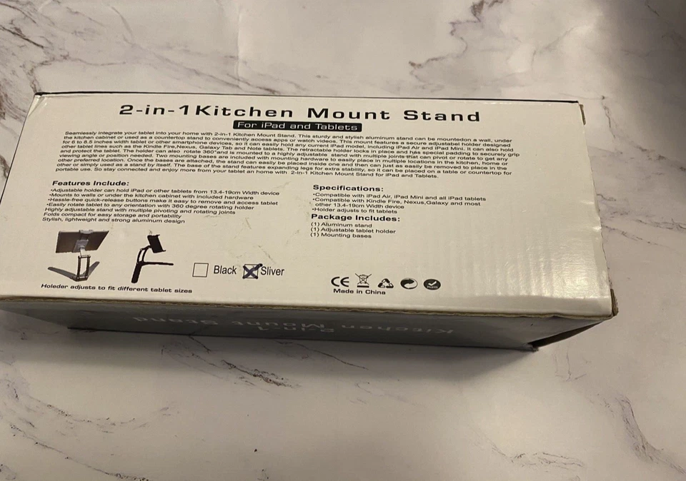 2-In-1 Kitchen Mount Stand for IPAD and Tablets - Image 2 of 2