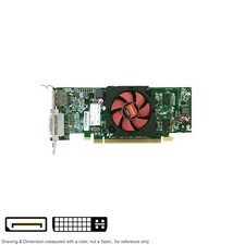 Controller Video Card DVI Displayport PCIe Radeon AMD 109-C26457-01 Dell 00WH7F
